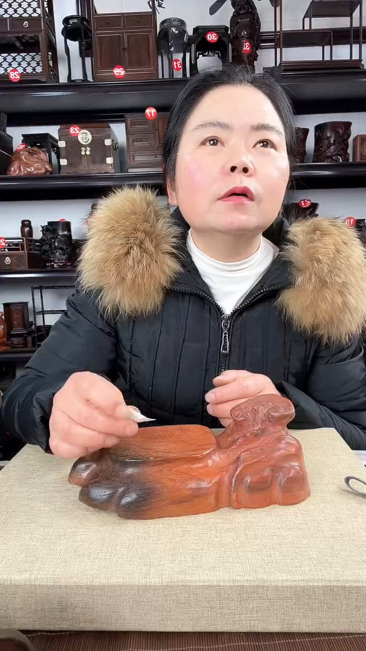 【闪购商品】木540瑕疵老李红木工艺品