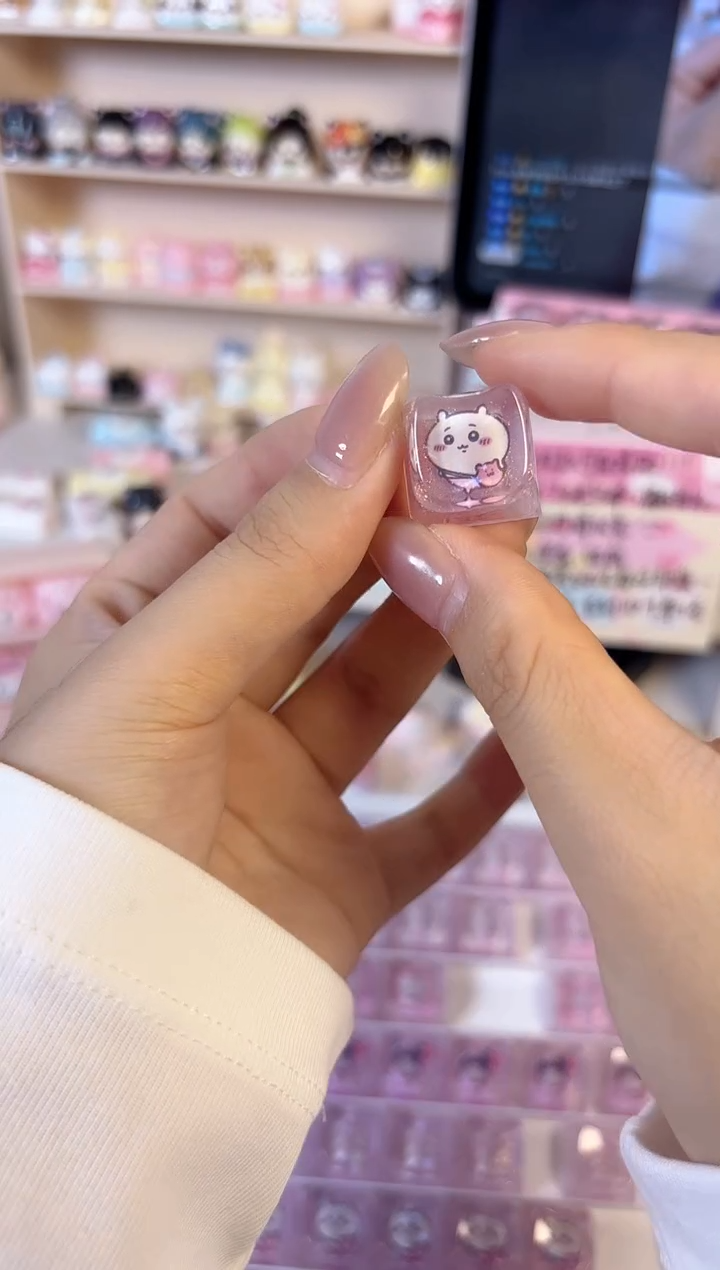 24.背包小吉伊滴胶键帽