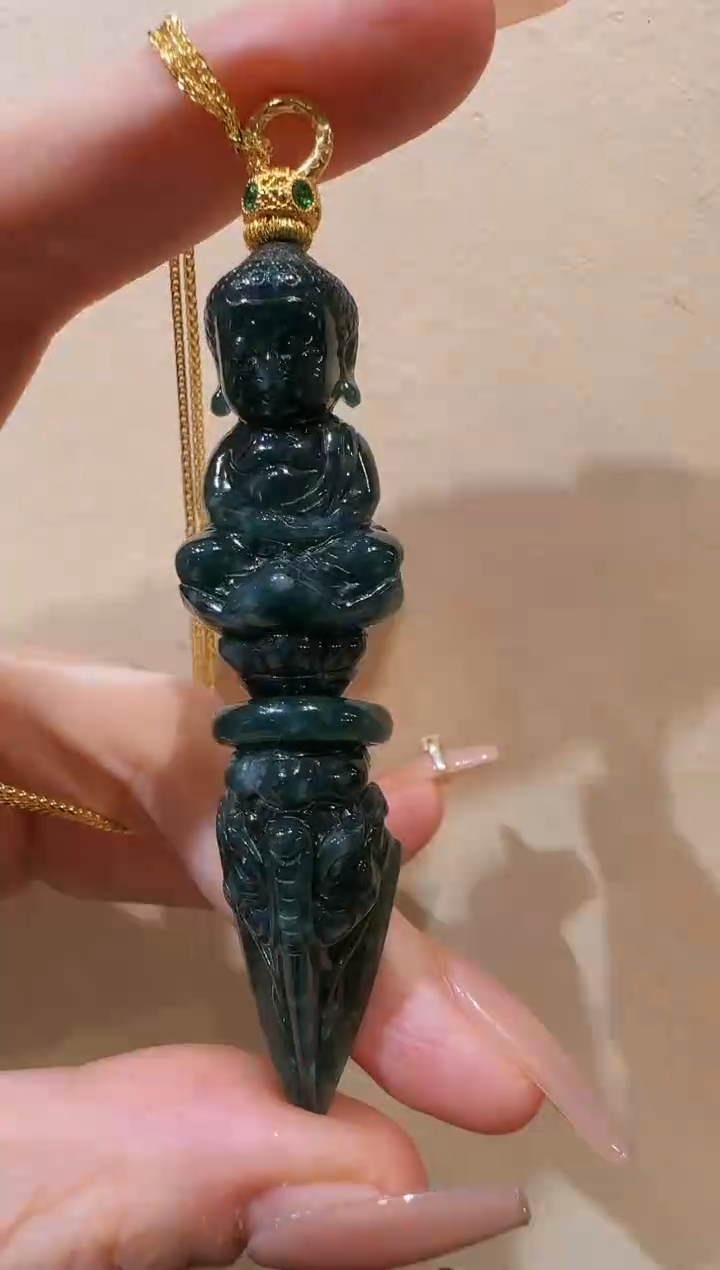 【闪购商品】翡翠颈饰未镶嵌国风