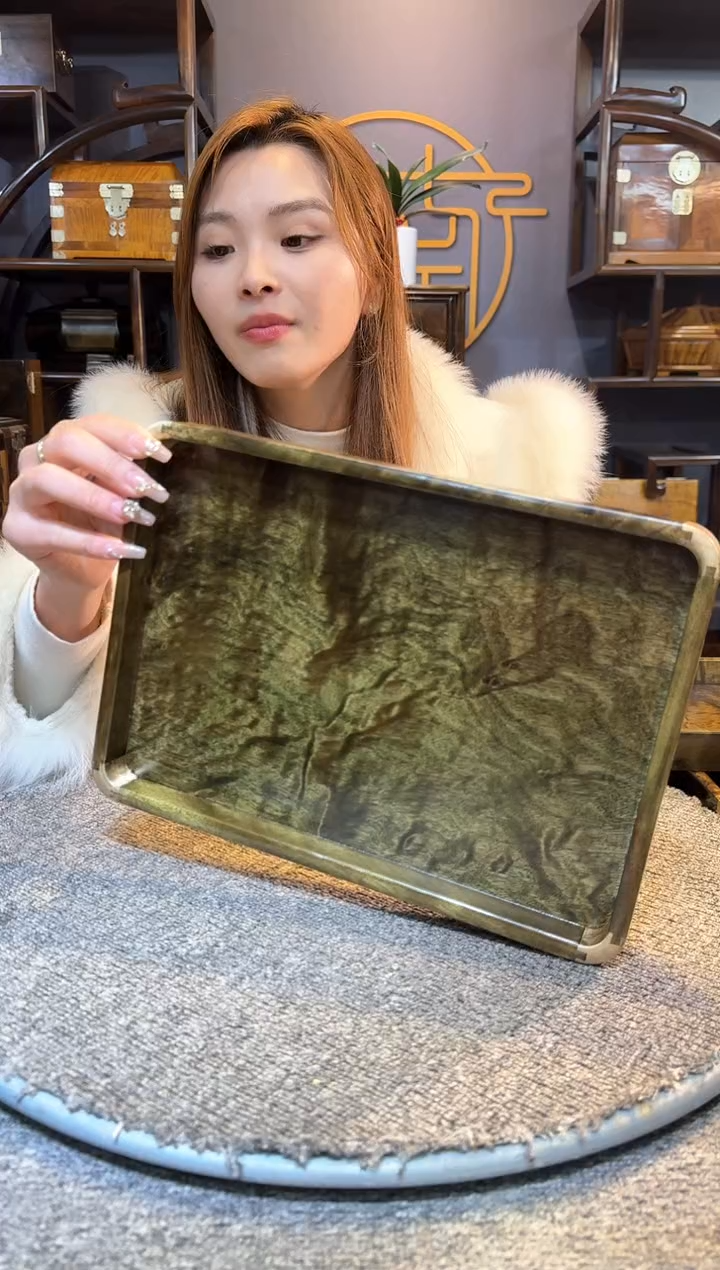 【闪购商品】乌木类成套家具阴沉乌木托盘Y20