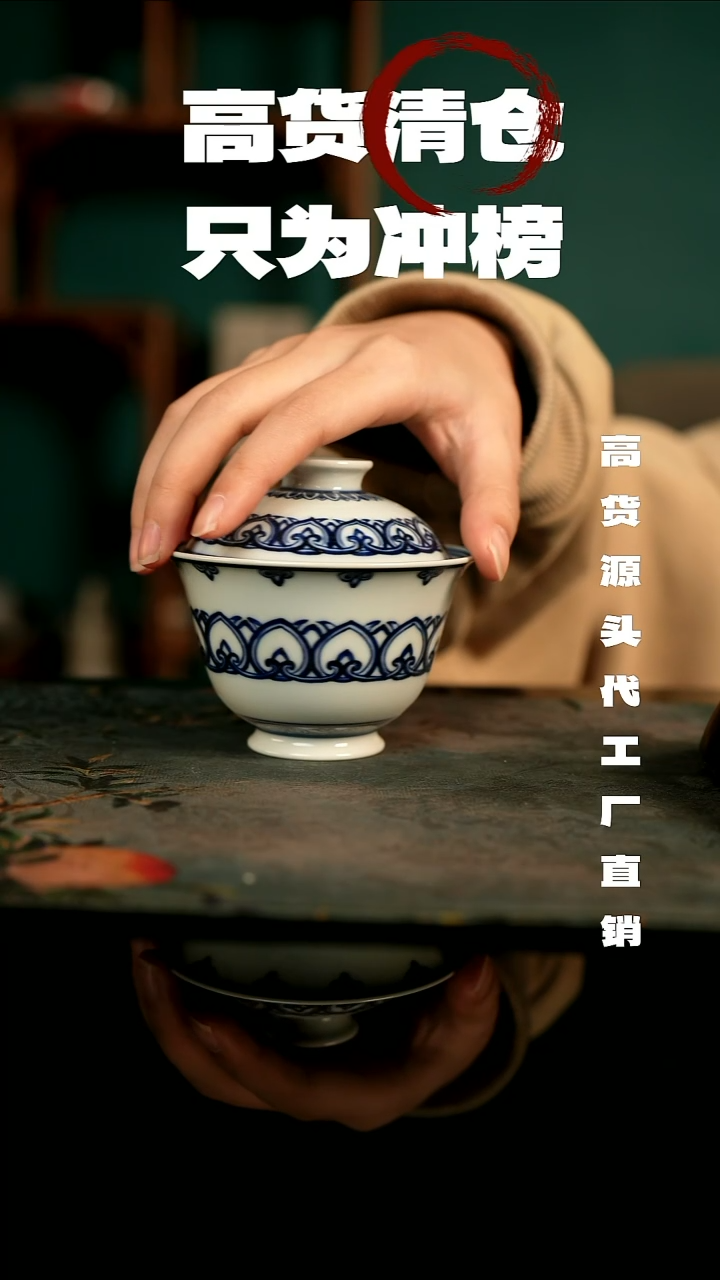 全手工景德镇瓷器古法柴窑高货破价