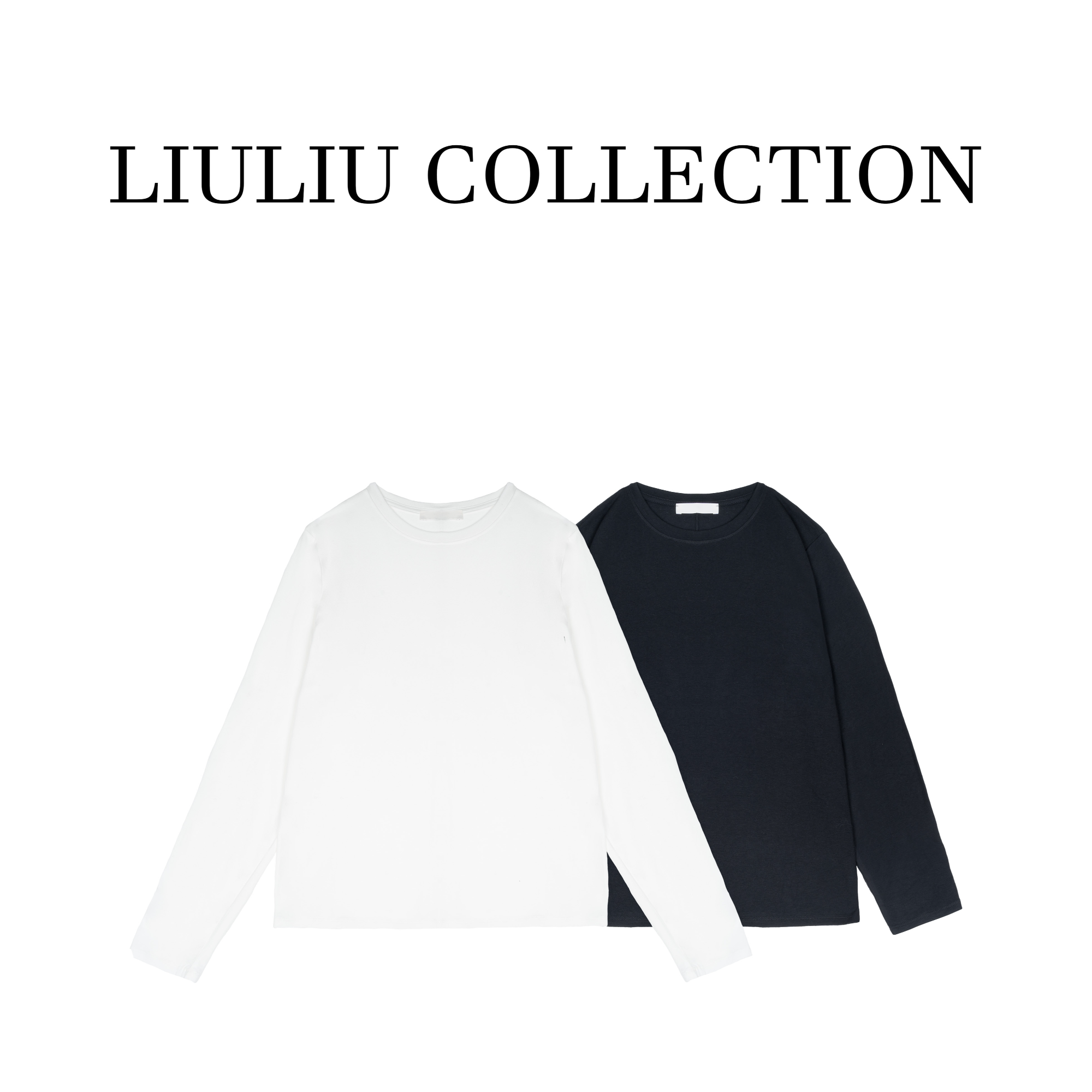 长袖打底衫女宽松白色t恤新款休闲百搭正肩针织上衣Q9