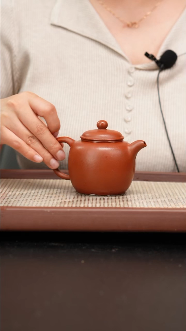 【闪购商品】紫砂茶壶全手工铁芯朱泥匏樽210