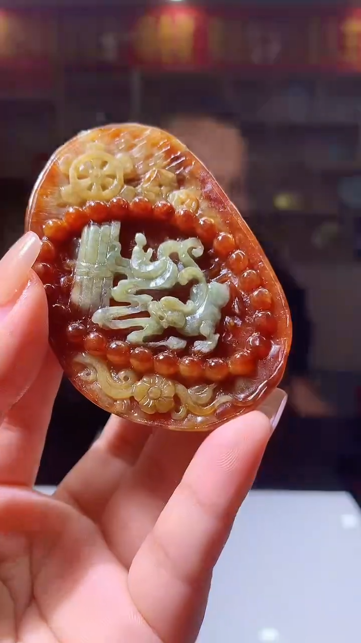 定制翡翠未镶嵌1057xx-毛货挂件21