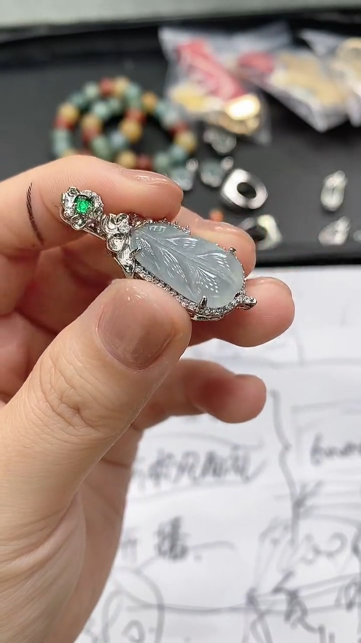 未镶嵌定制翡翠无*JJ0005