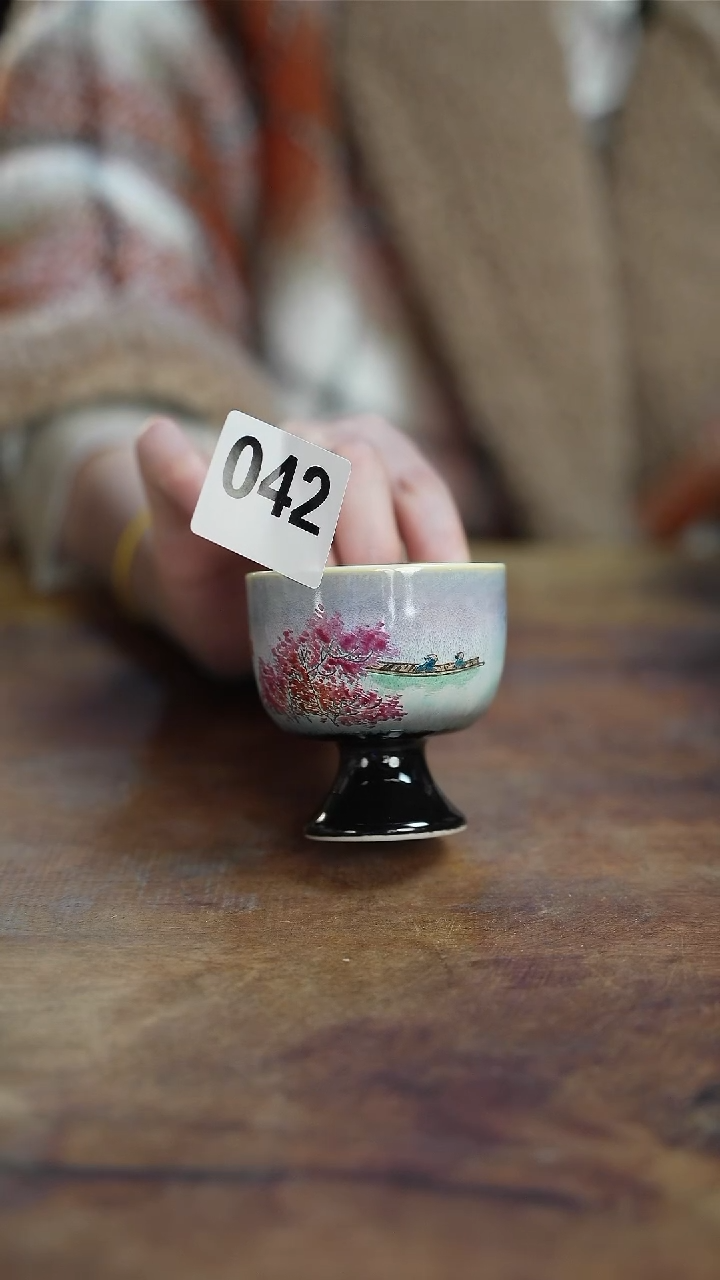 【闪购商品】杯042等烟雨陶瓷手作主人杯