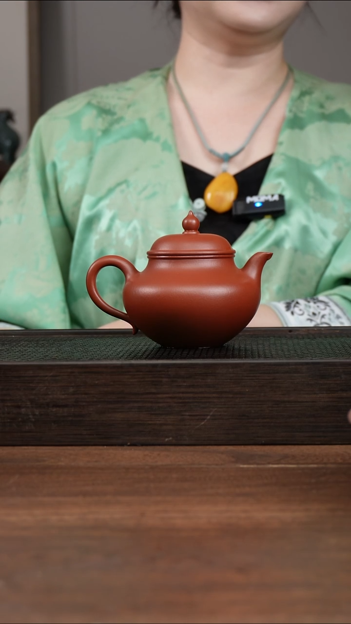 茶壶紫砂贪***参朱泥胖秋水 ！   200CC 