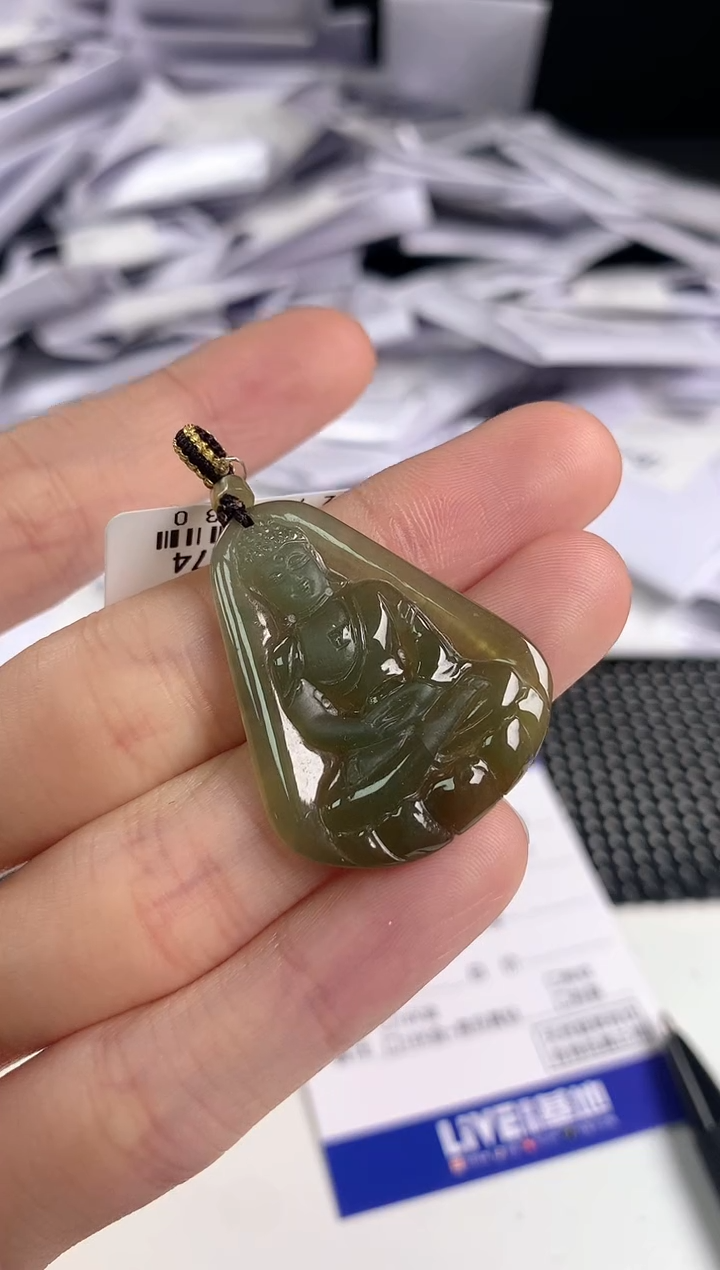 【闪购商品】翡翠颈饰未镶嵌53         