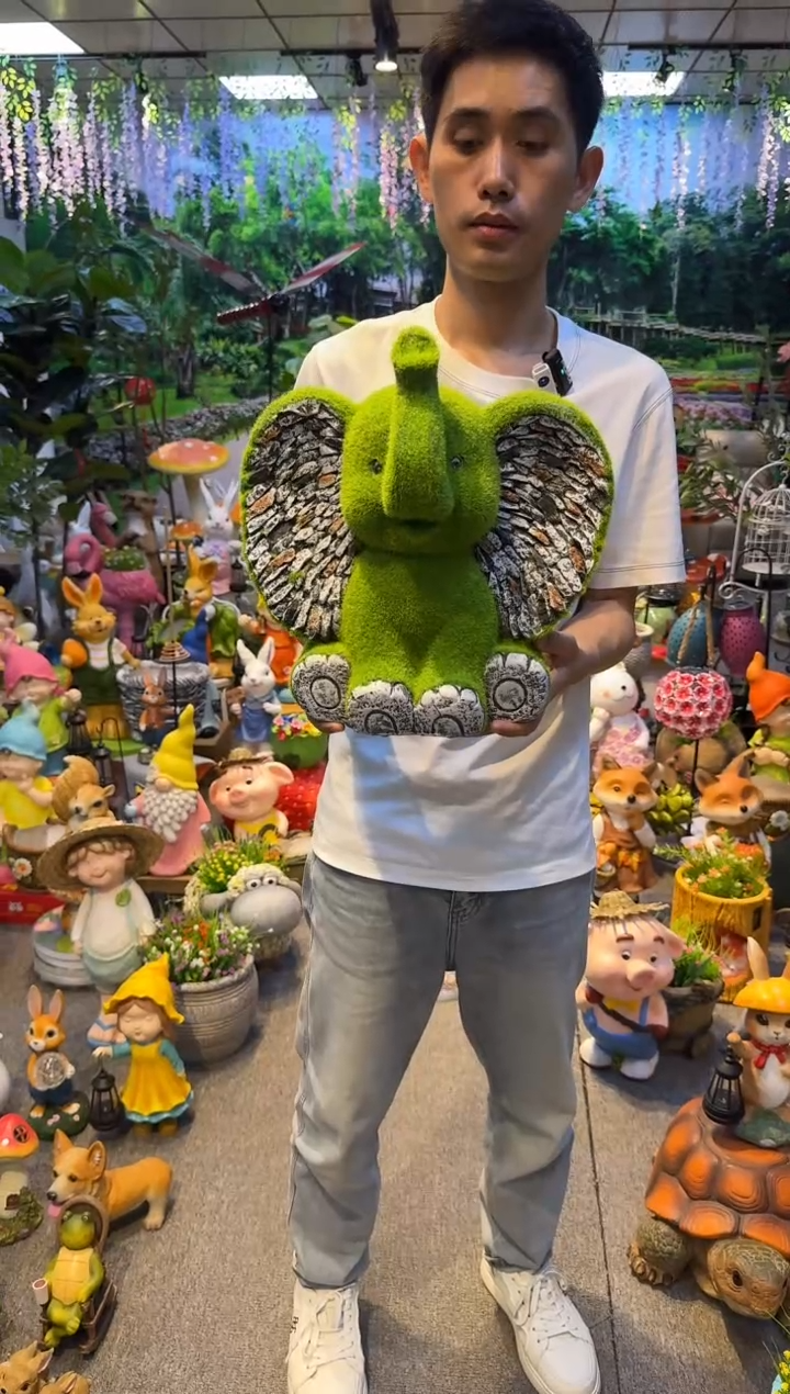 无花朵花园庭院摆件&00&