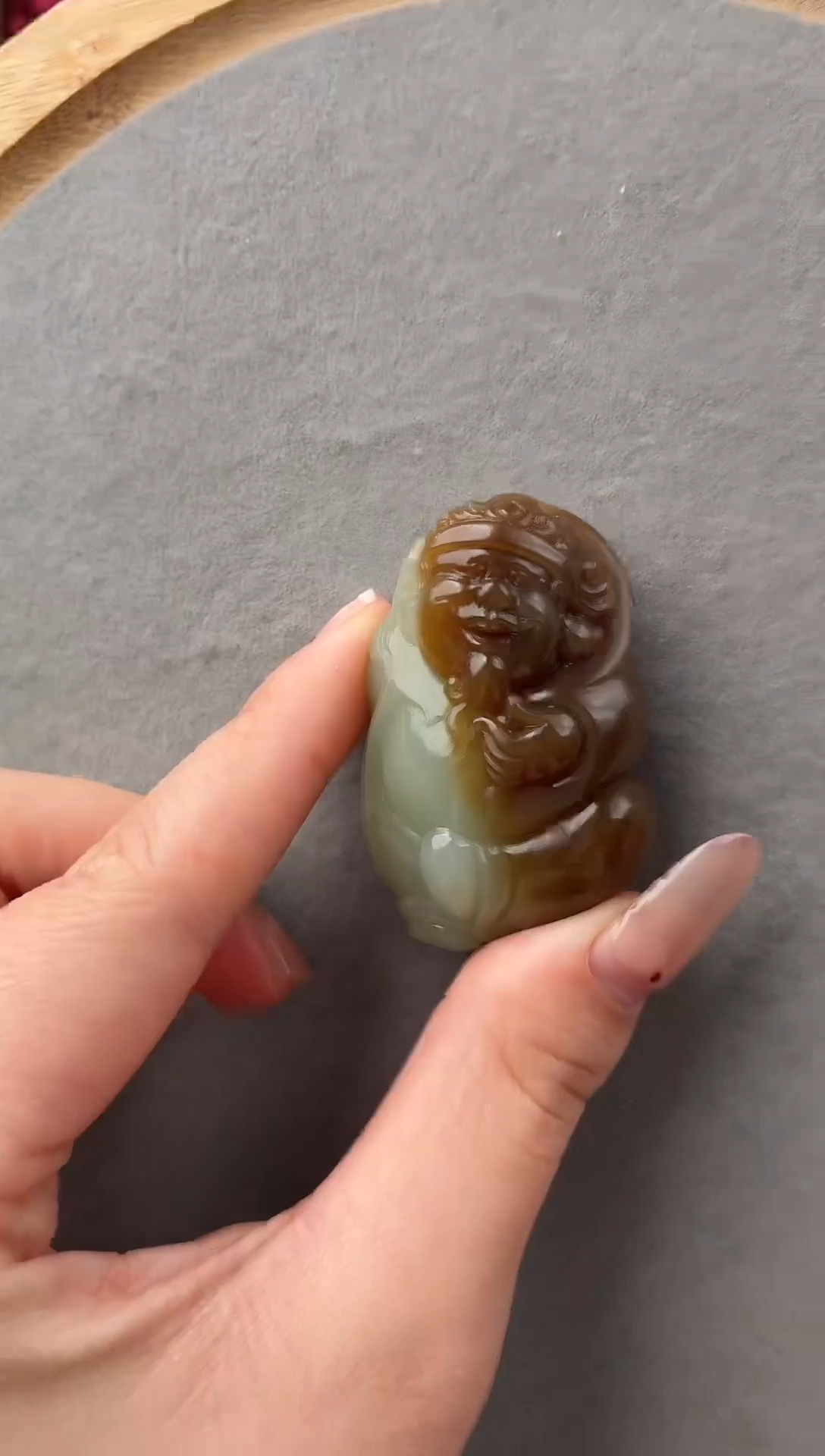 未镶嵌和田玉挂件004 招财