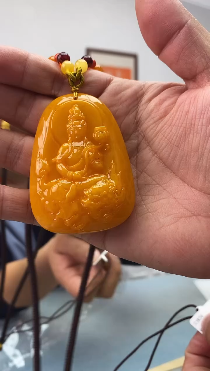 琥珀未镶嵌珠宝奇石假一罚十，文殊多样性发一件033