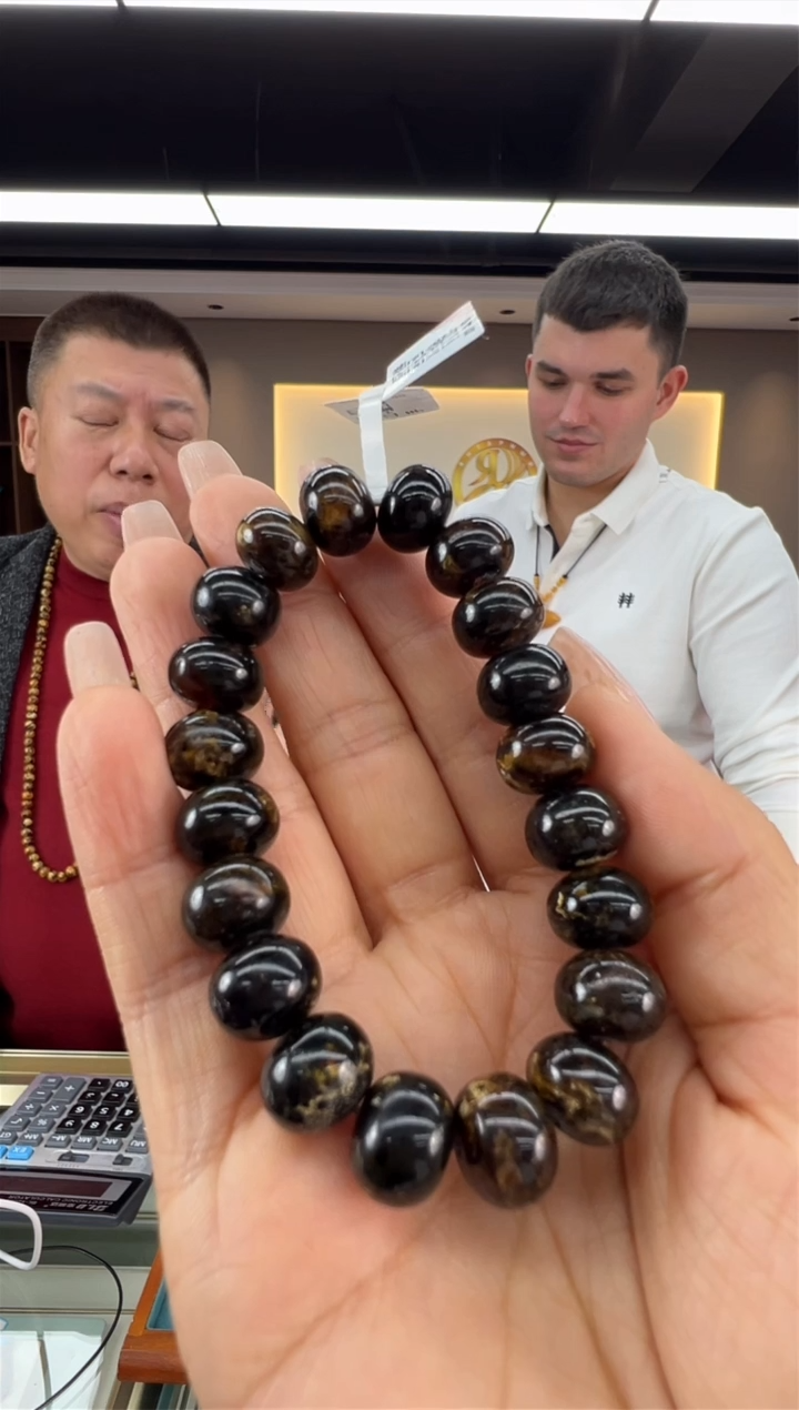 【闪购商品】琥珀手链未镶嵌66秒拼号