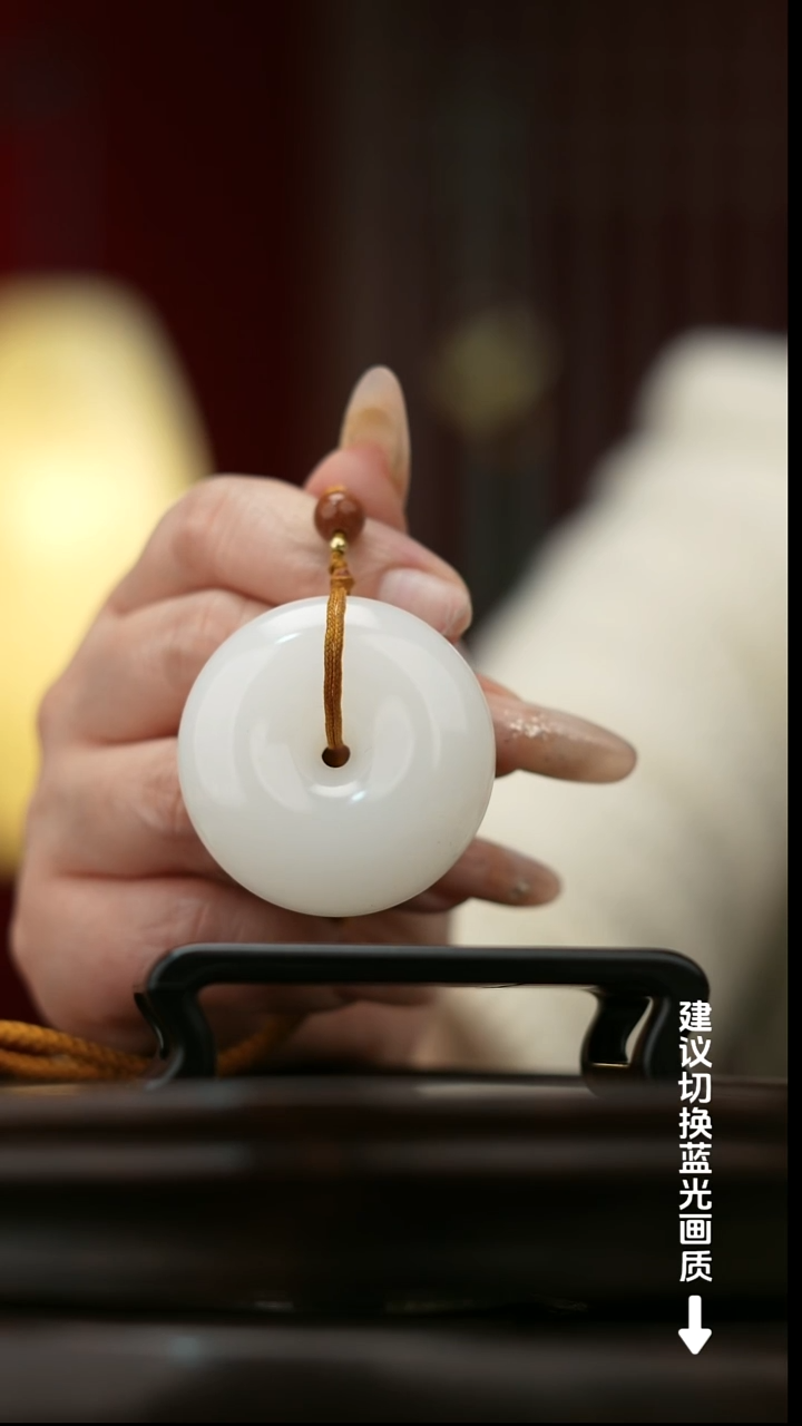 玉【平安扣】天然玉石手把件