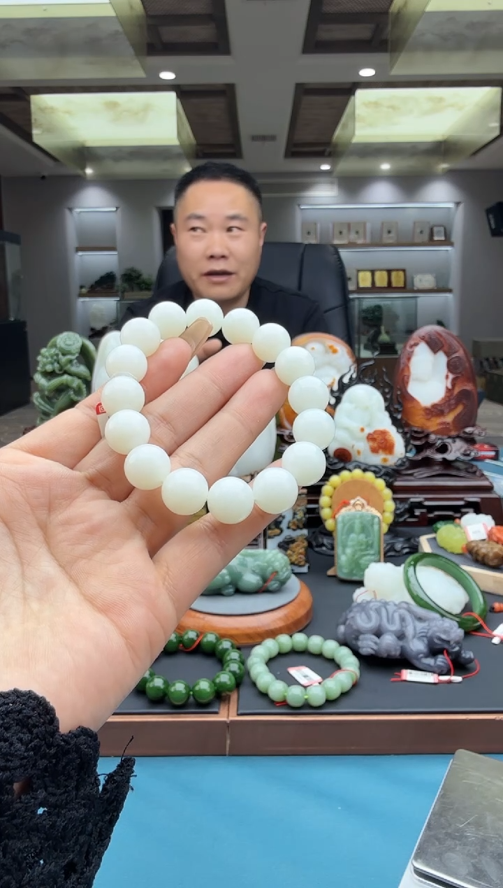 未镶嵌手串和田玉yjk