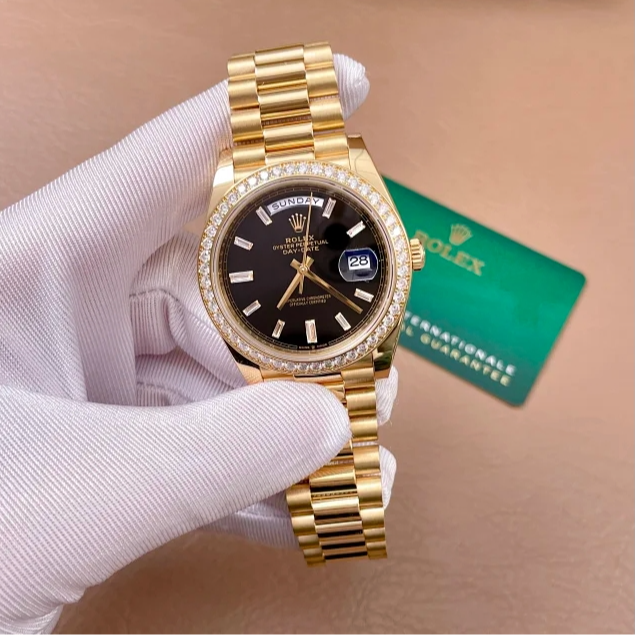 95新 Rolex/劳力士 礼尚往来卡21年228348圈钻黑冰糖V9D51