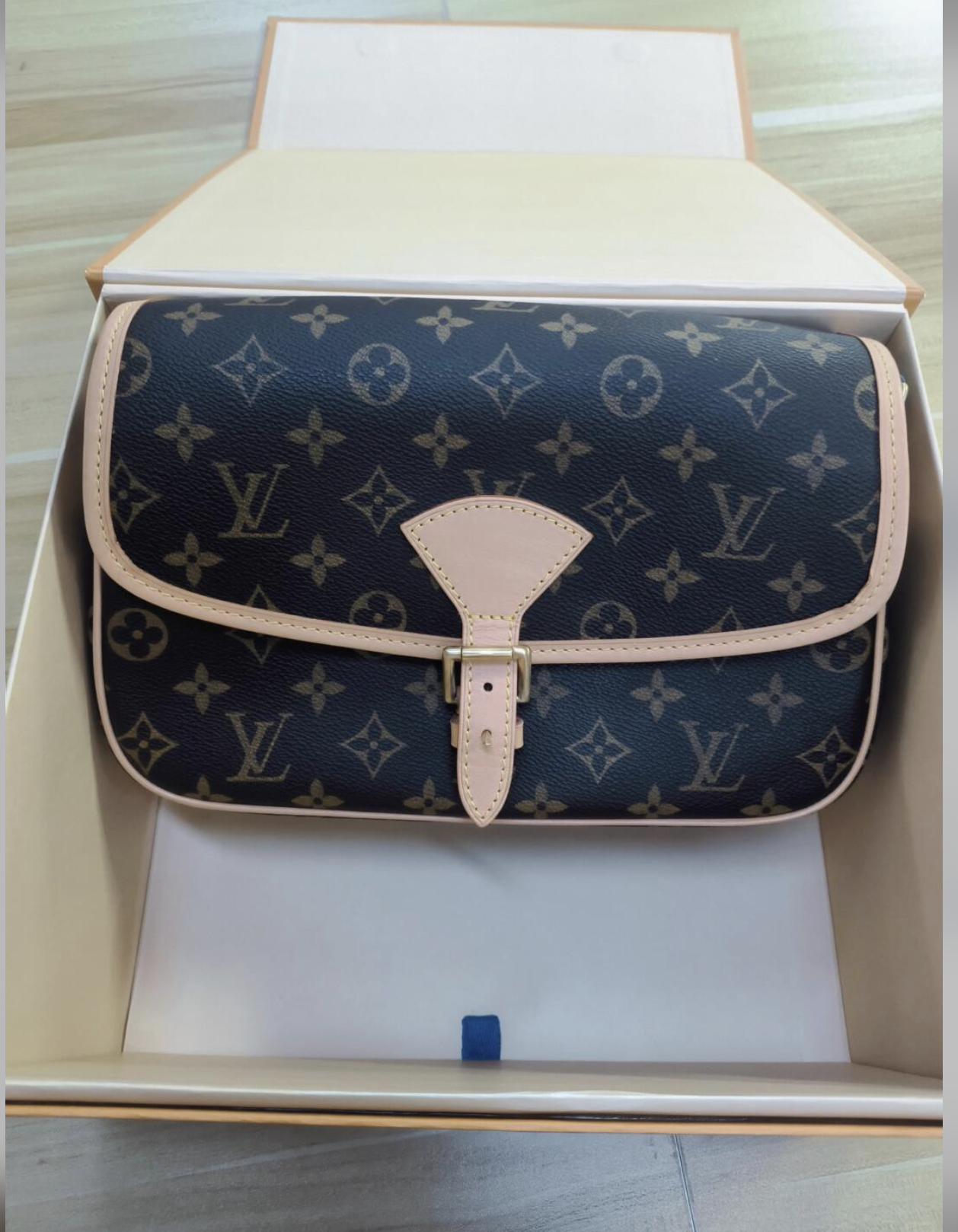 修复品中古法棍单肩斜挎包