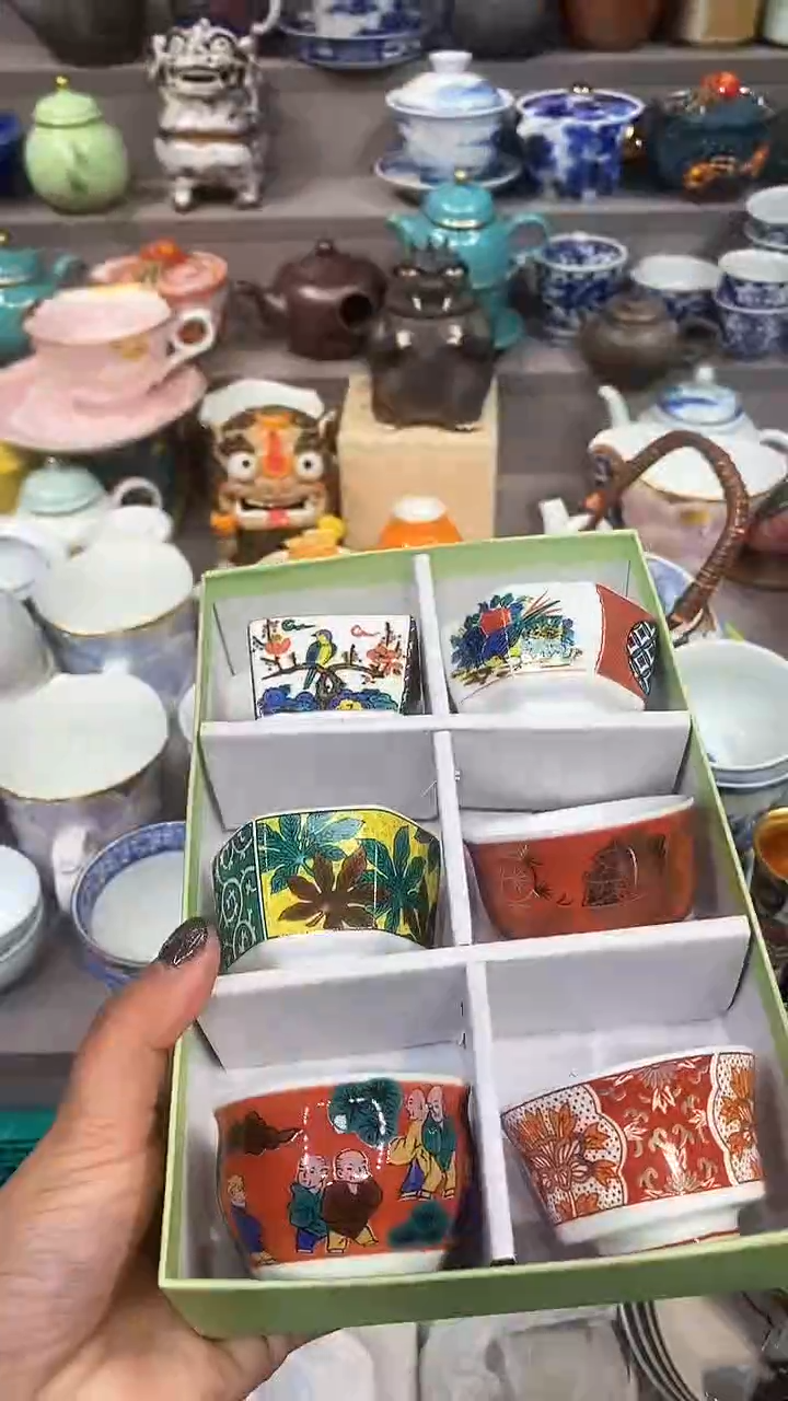 【闪购商品】闪购名称 九谷时代杯一整套