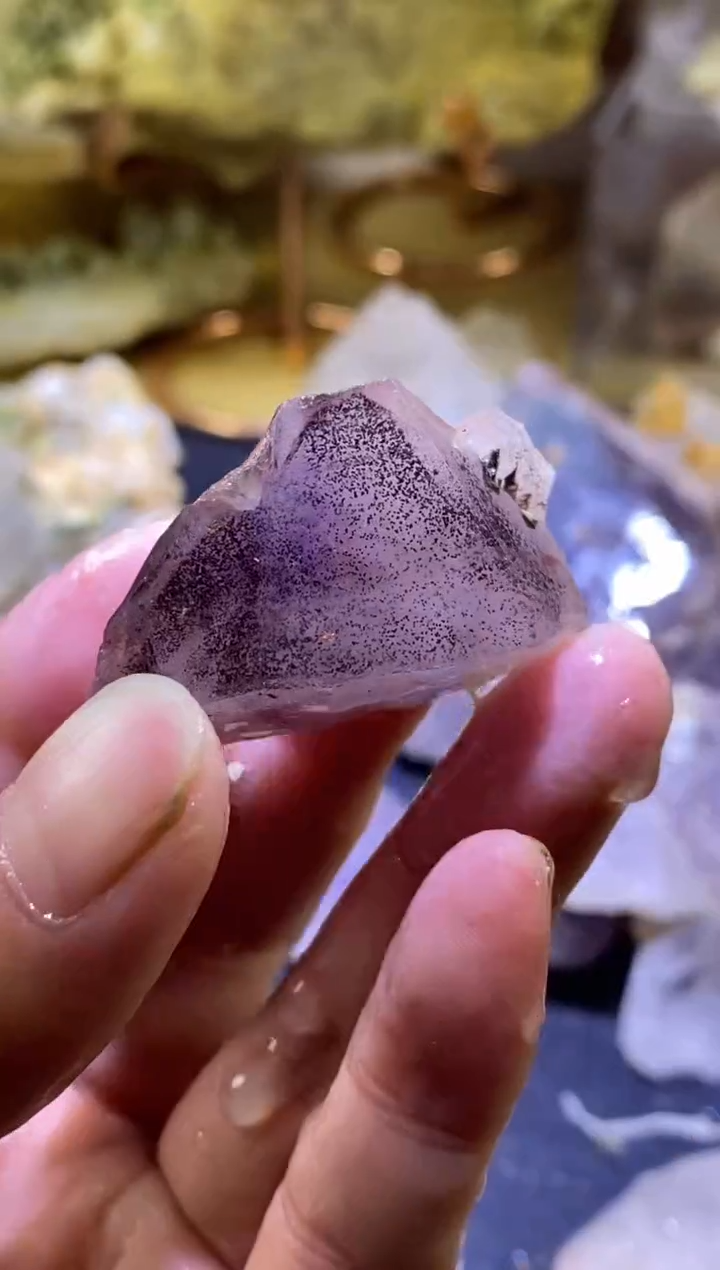 未镶嵌珠宝半成品水晶96号四川美姑超七花园水晶