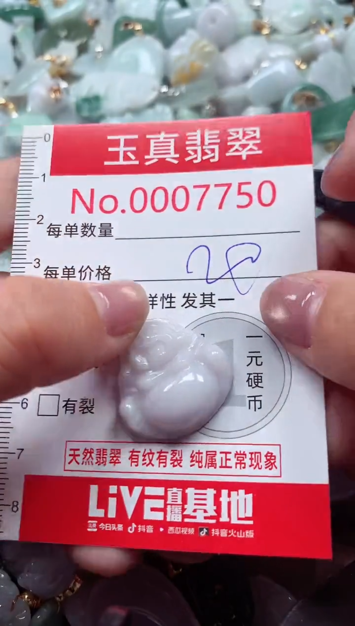 吊坠(不含链)未镶嵌翡翠7750