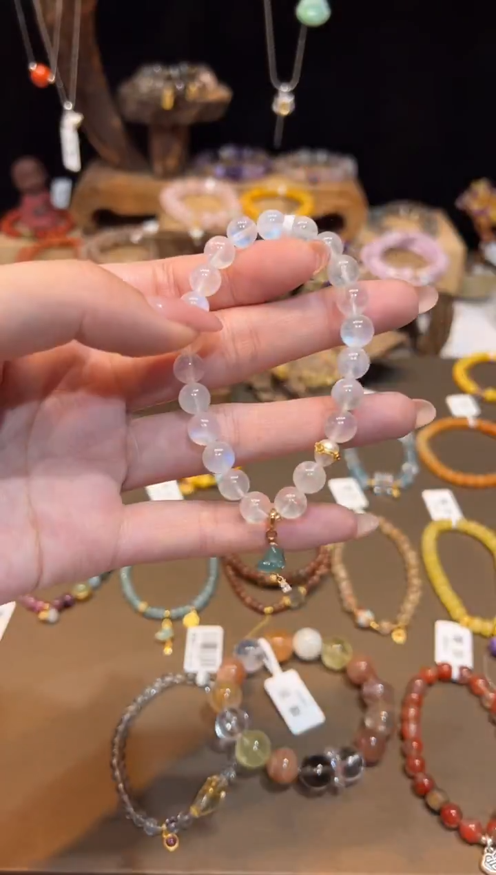 未镶嵌手链长石手饰@@D3264