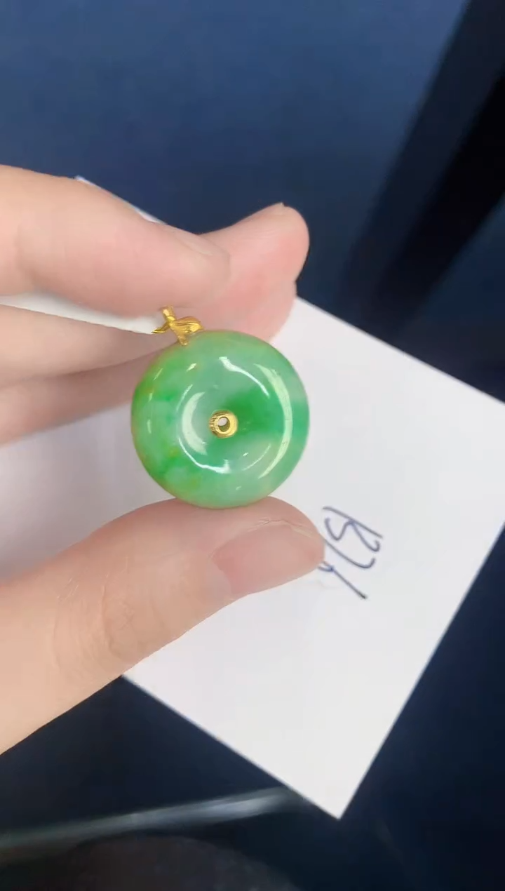 【闪购商品】翡翠颈饰18K金镶嵌000000000