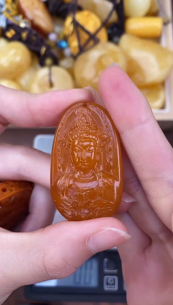 裸石琥珀未镶嵌天然琥珀蜜蜡