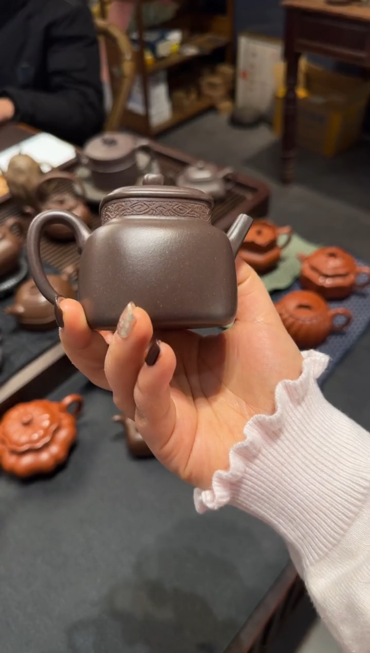 【闪购商品】紫砂茶壶四方言心