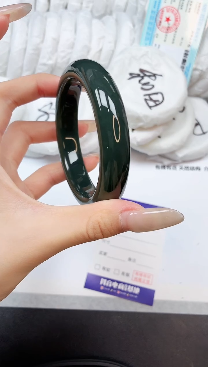 和田玉手镯未镶嵌26K82-59