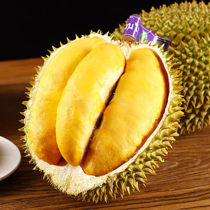 泰国金枕双A果保最少4房果肉3斤到4斤收到有10%水分流失介意勿拍
