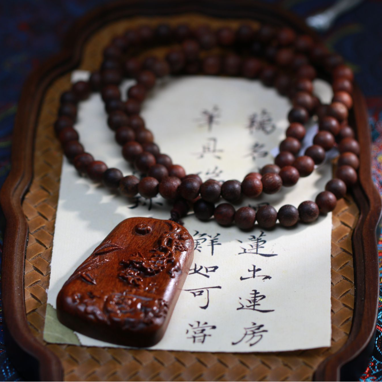 【曹总文玩】芽庄沉香木串（多样性发其一SG112