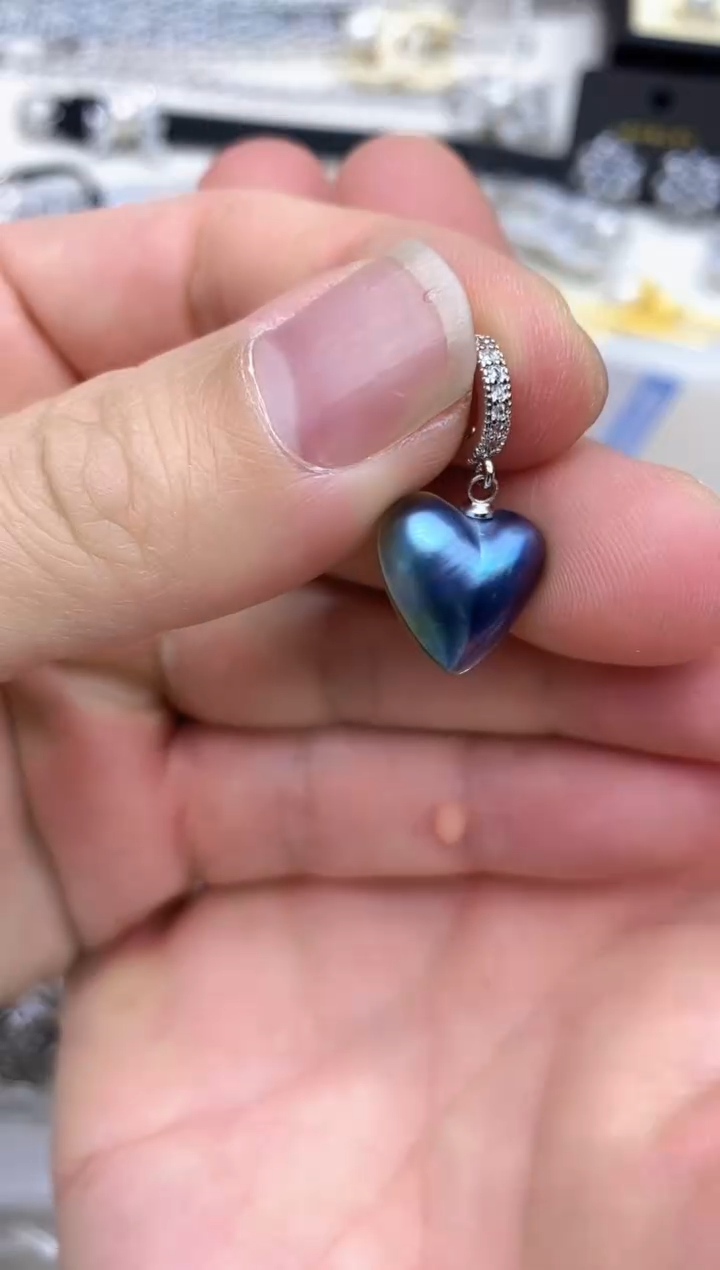 未镶嵌吊坠(不含链)拼合珍珠（马贝珠）吊坠