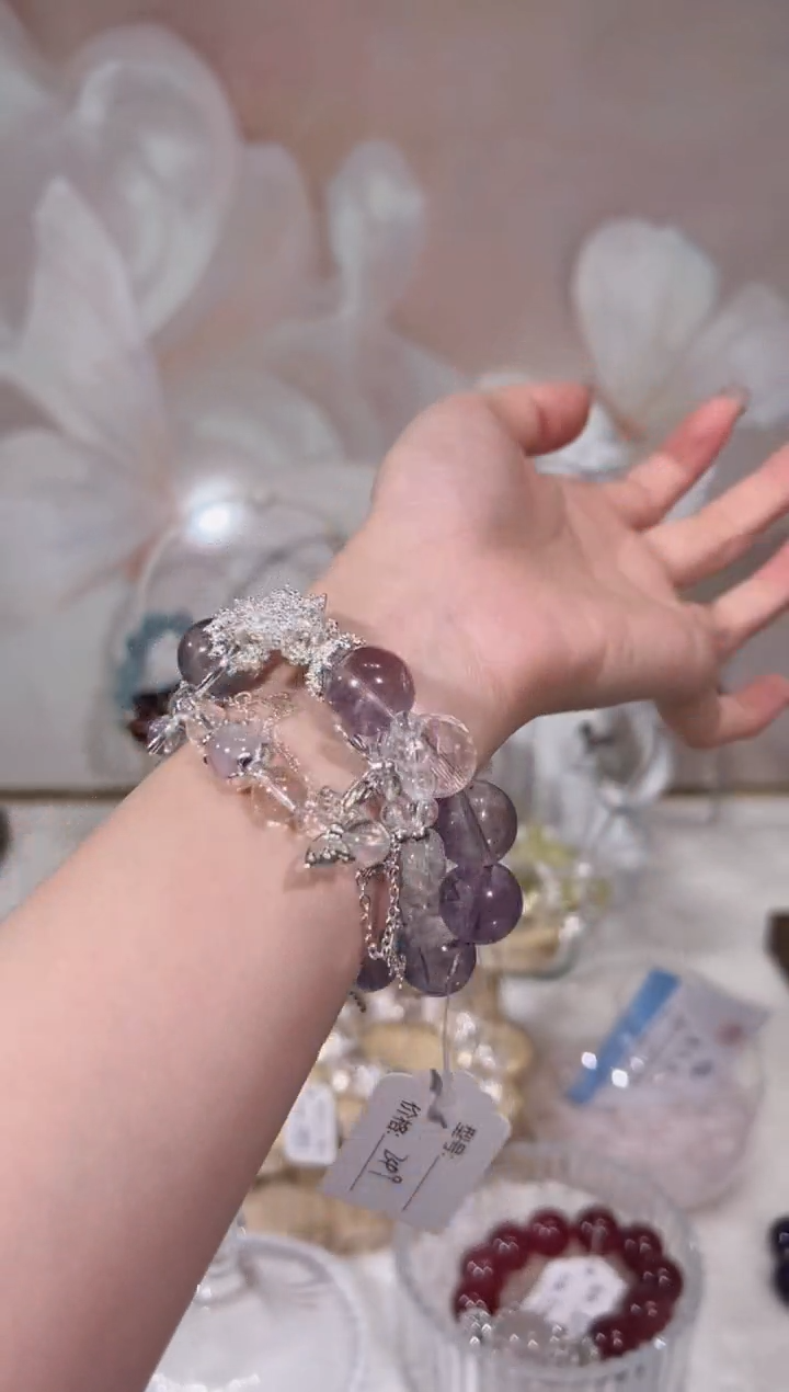 【闪购商品】水晶手链未镶嵌天然水晶默认微瑕 多样性发货发其一