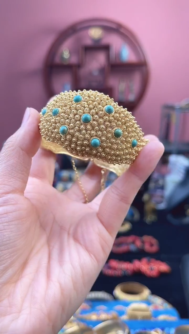 流**映非遗 花丝镶嵌 手镯 60