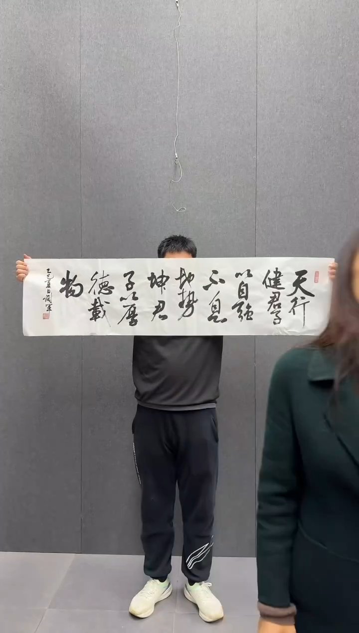 国画炳山艺术--谢军老师作品 天行