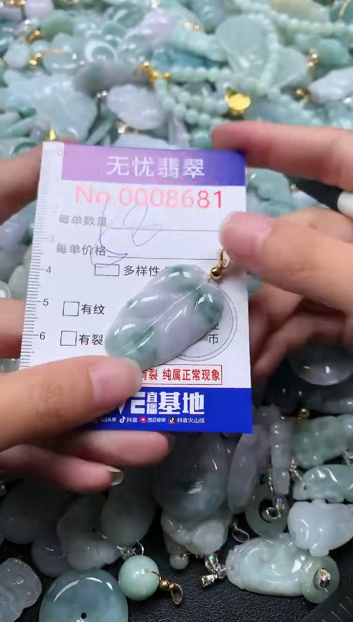 颈饰未镶嵌翡翠8681