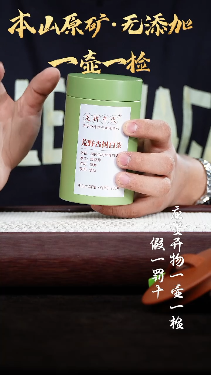 【闪购商品】紫砂茶壶荒野古树白茶100g