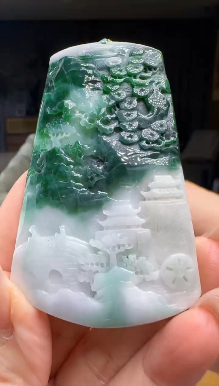 【闪购商品】翡翠颈饰未镶嵌YJ@@960Q3J10992