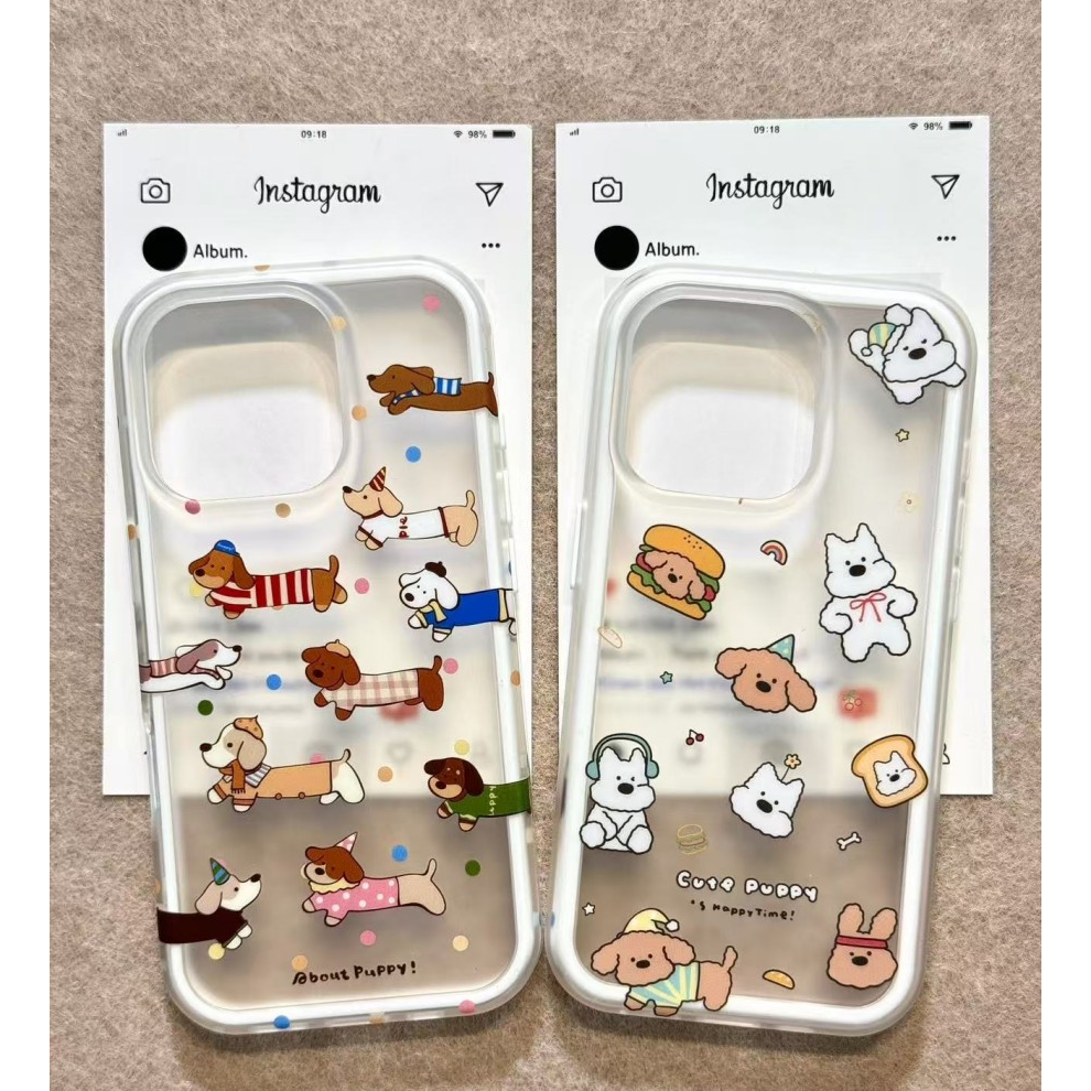 诚星泽腊肠狗西高地适用苹果16/15/14/13/12新款11手机壳软壳防摔