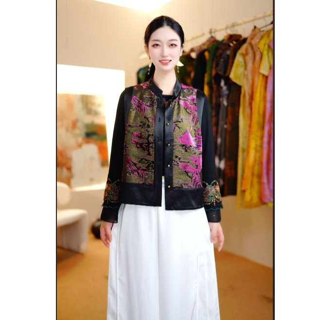 【月楼台】新中式高定穿刺绣马甲