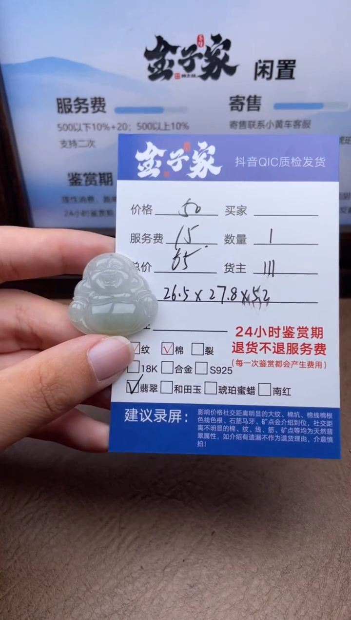 翡翠未镶嵌颈饰5426722463