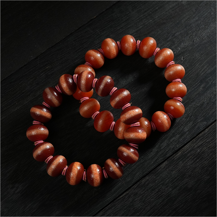 【老掌柜】天珠/一线天珠玛瑙手串/G120245多样性发货发一件