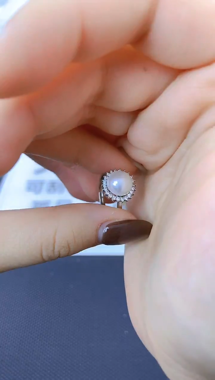 未镶嵌耳饰淡水珍珠jz1004