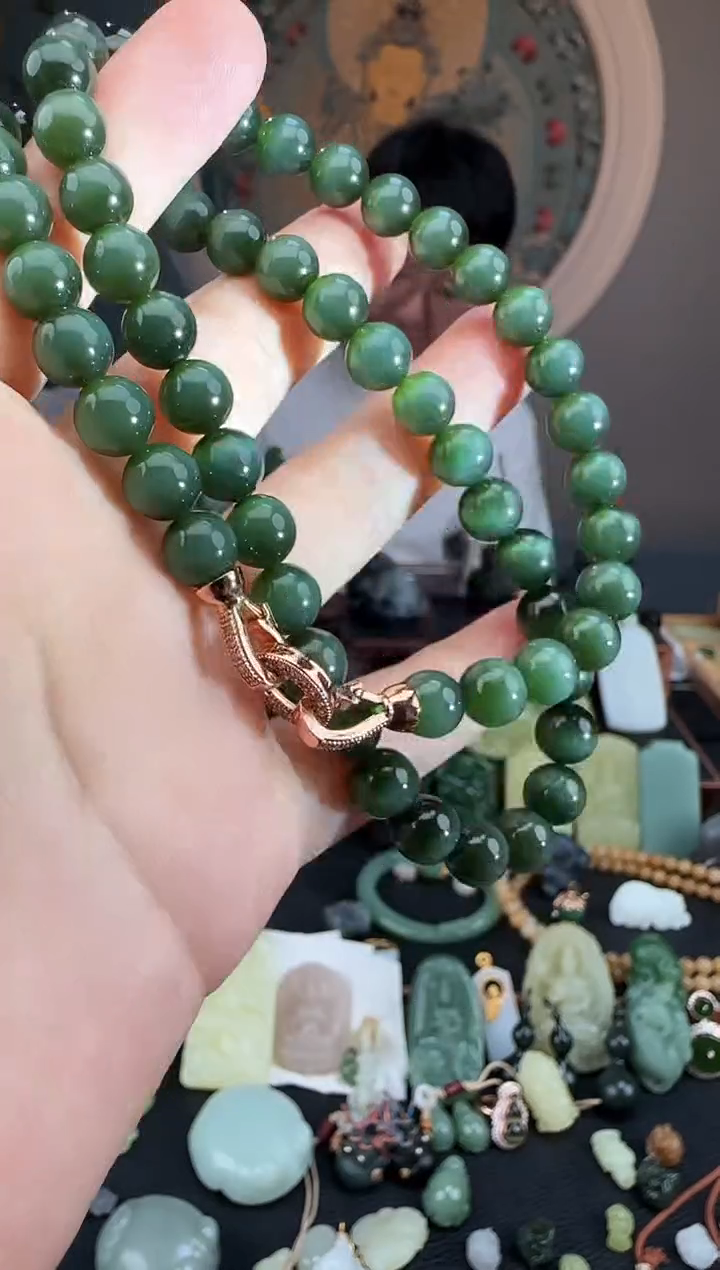 颈饰未镶嵌和田玉和田玉