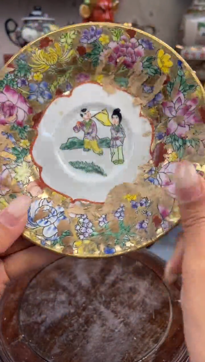 瓷片微瑕慎拍景德镇窑老厂瓷器单件