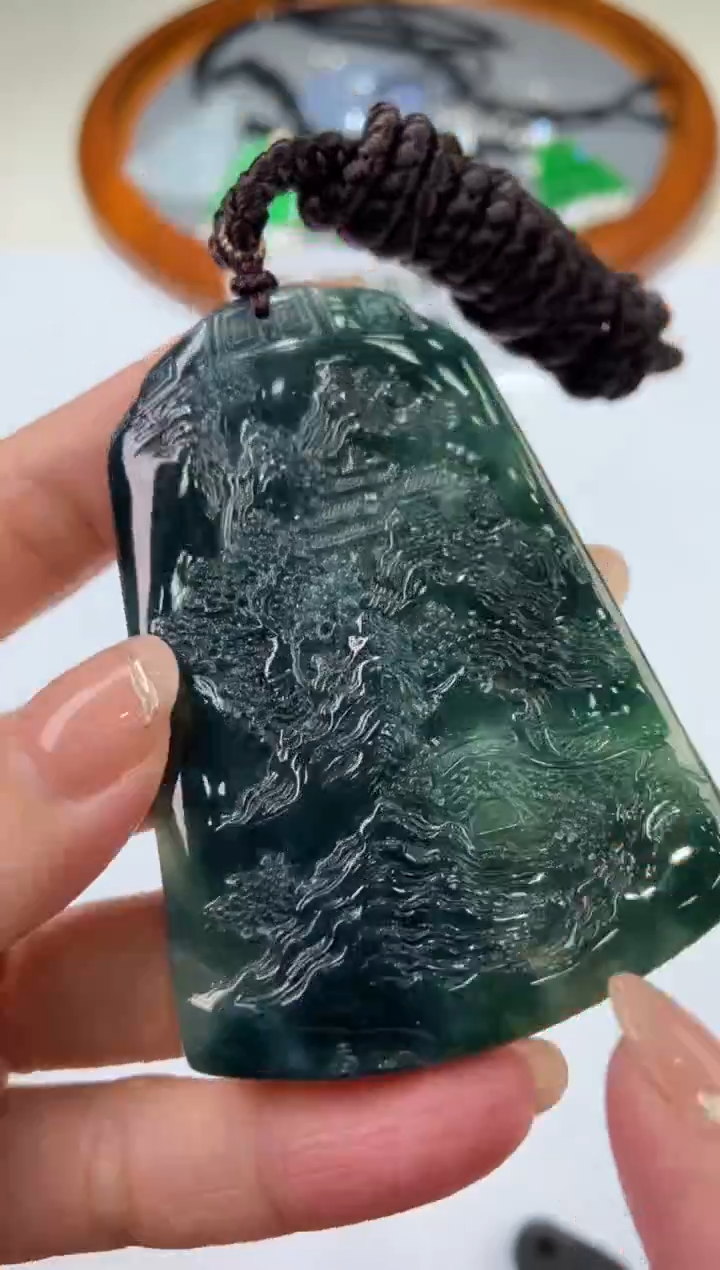 翡翠未镶嵌挂件2202868