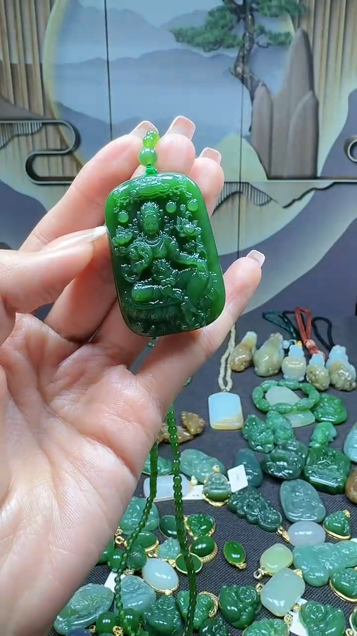 【闪购商品】和田玉挂件未镶嵌1