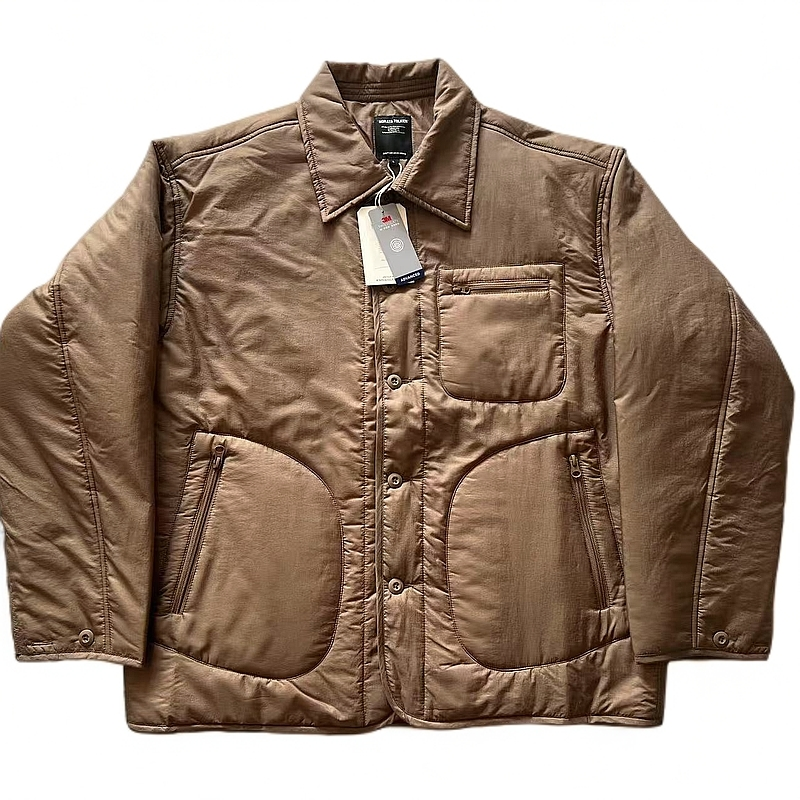 清货，秋冬男款时尚轻便户外保暖翻领短款打底棉冬季休闲衬衣棉服