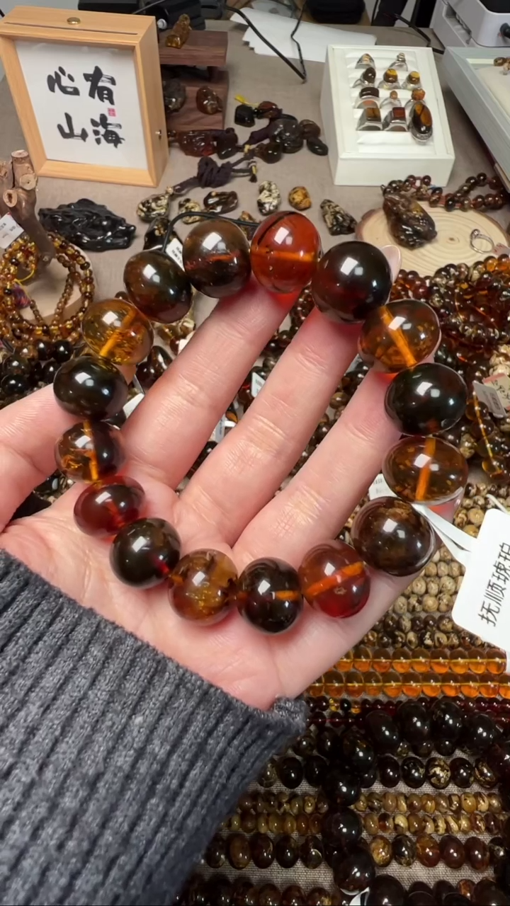 【闪购商品】琥珀手链未镶嵌抚顺琥珀