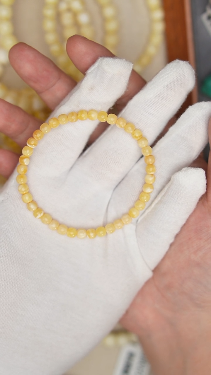 【闪购商品】蜜蜡珠宝奇石未镶嵌约5mm+