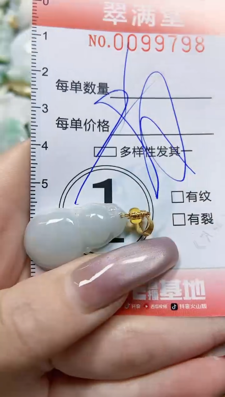 【闪购商品】翡翠颈饰未镶嵌闪购0099798多样性发其一